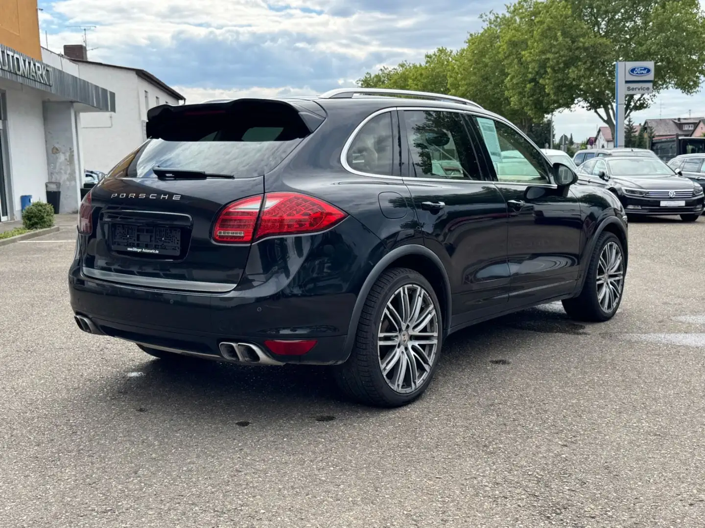 Porsche Cayenne 3.0 Diesel 245ps Nav Kam Xen ACC Leder Чорний - 2