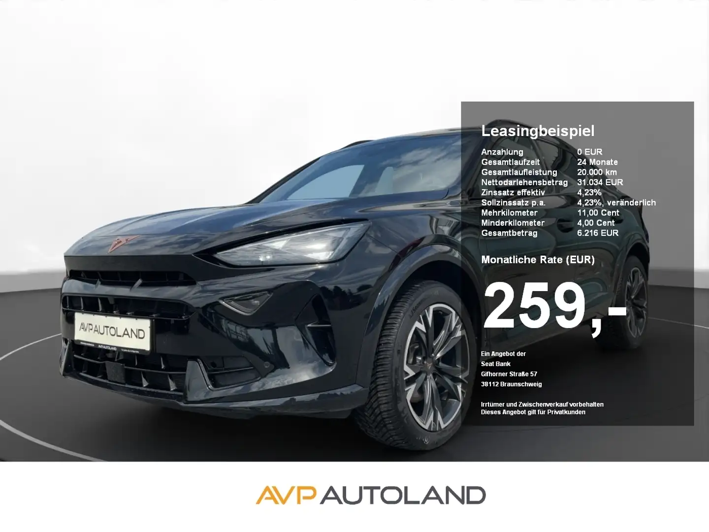 CUPRA Formentor 1.5 eTSI DSG Facelift ACC | NAVI Negro - 1