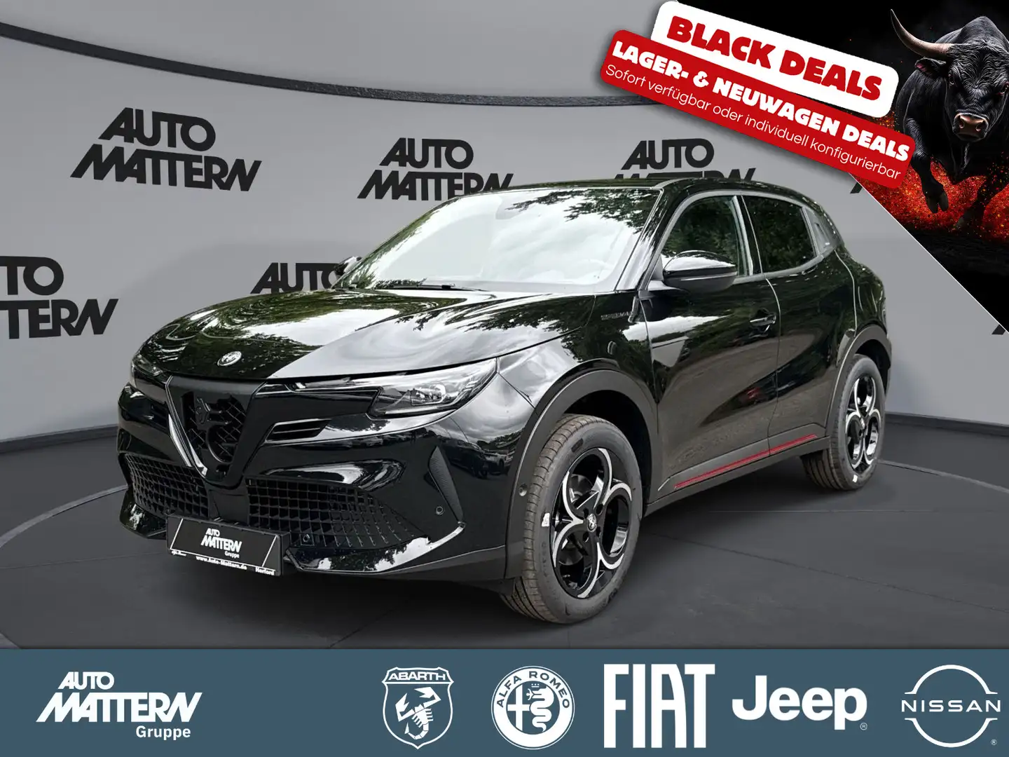 Alfa Romeo Junior 1.2 VGT Mild-Hybrid Speciale +Tech Paket Zwart - 1