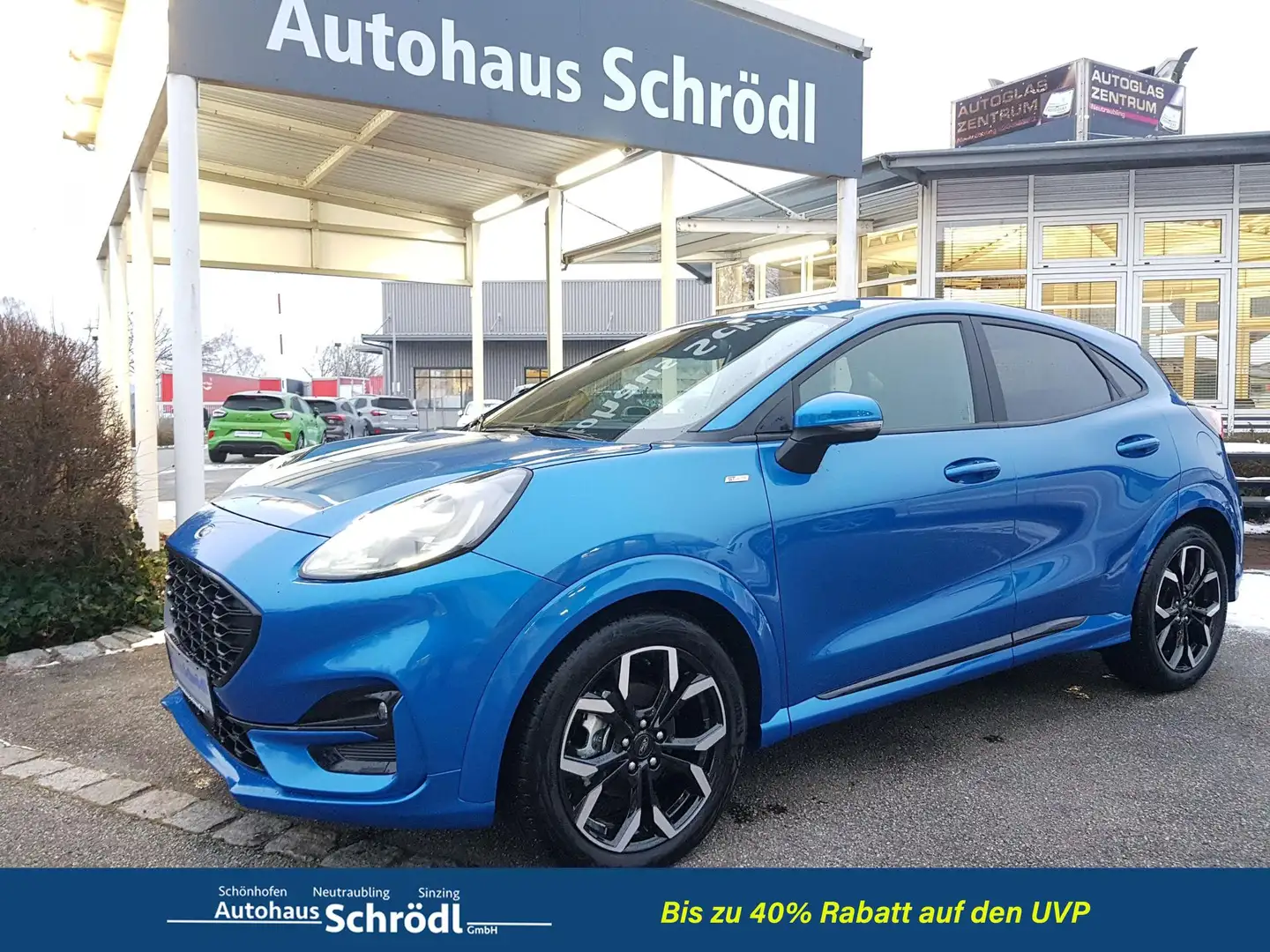 Ford Puma ST-Line X Design Mild-Hybrid 92 kW ( 1,0 Ltr. -... Blau - 1