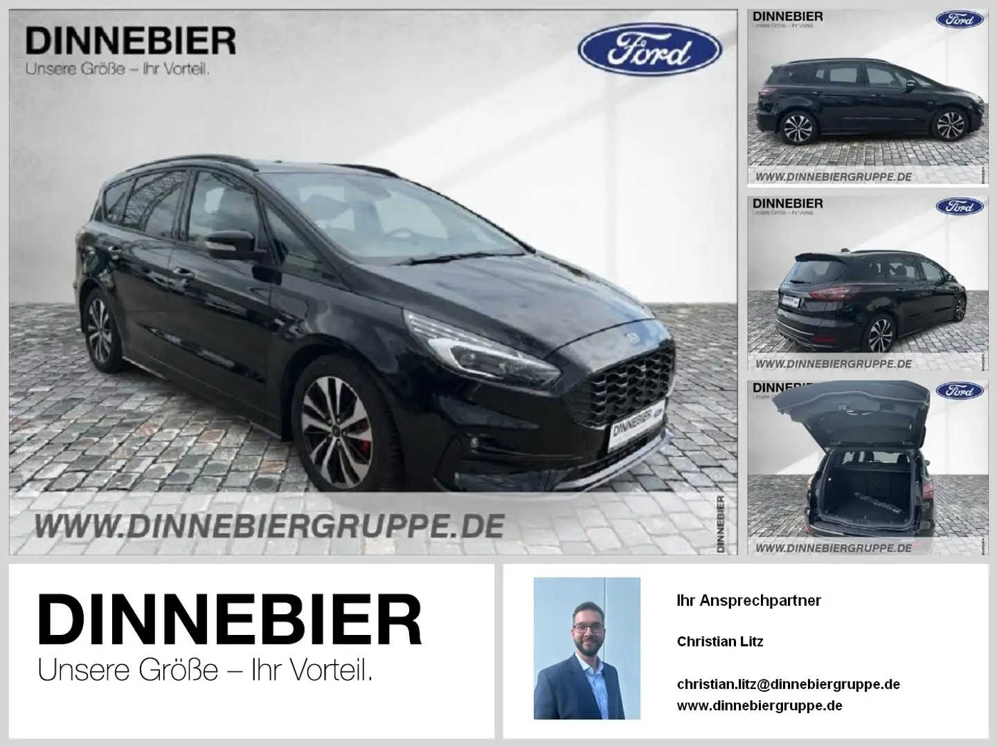 Ford S-Max ST-Line LED+Kamera+Navi+Winterpaket Noir - 1