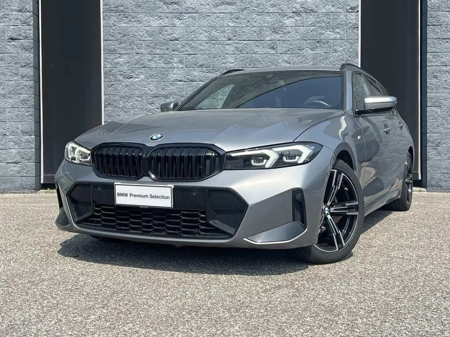 BMW 320 Serie 3 320d Touring mhev 48V Msport auto Grau - 1