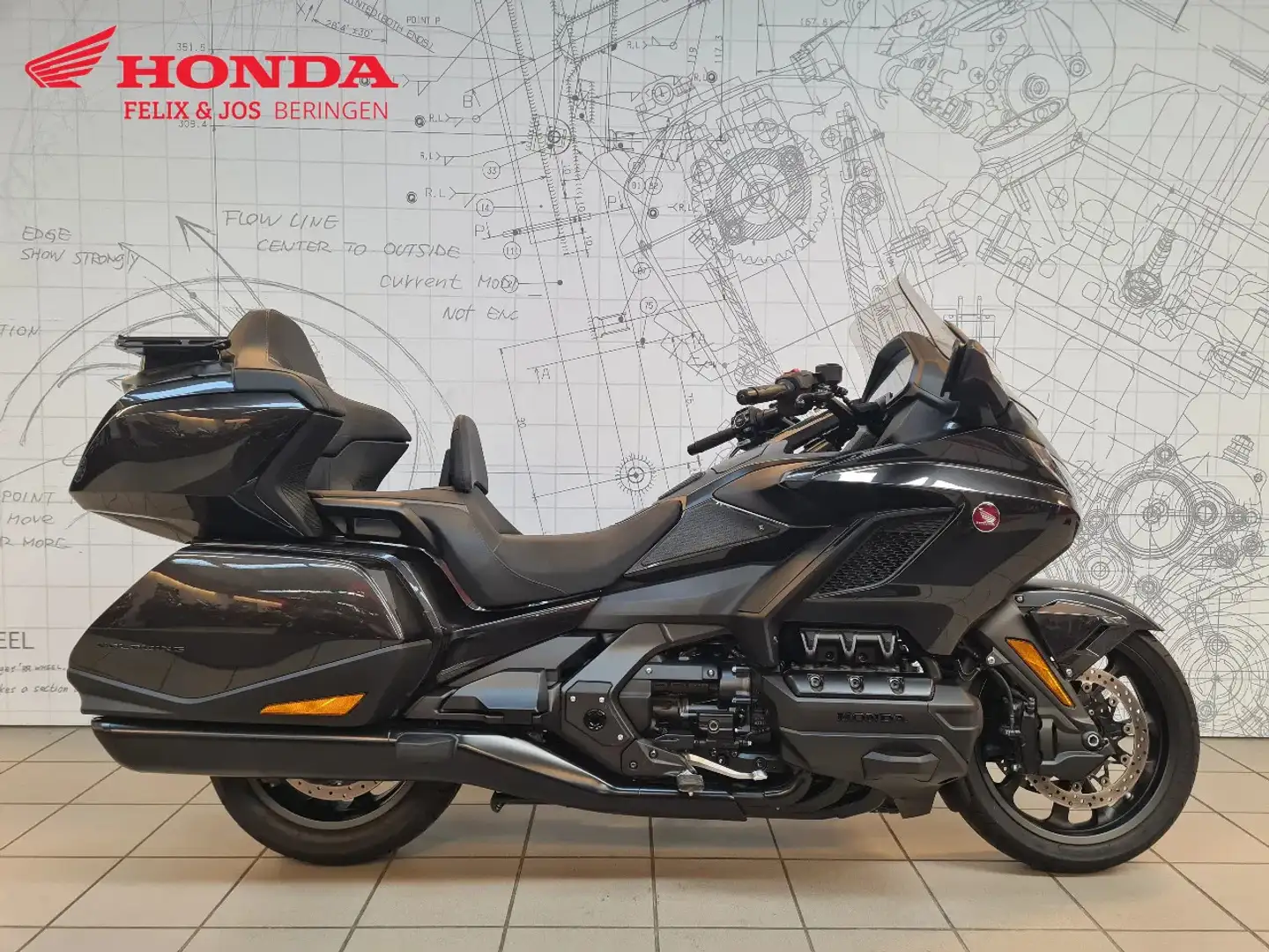 Honda GL 1800 Goldwing Noir - 1