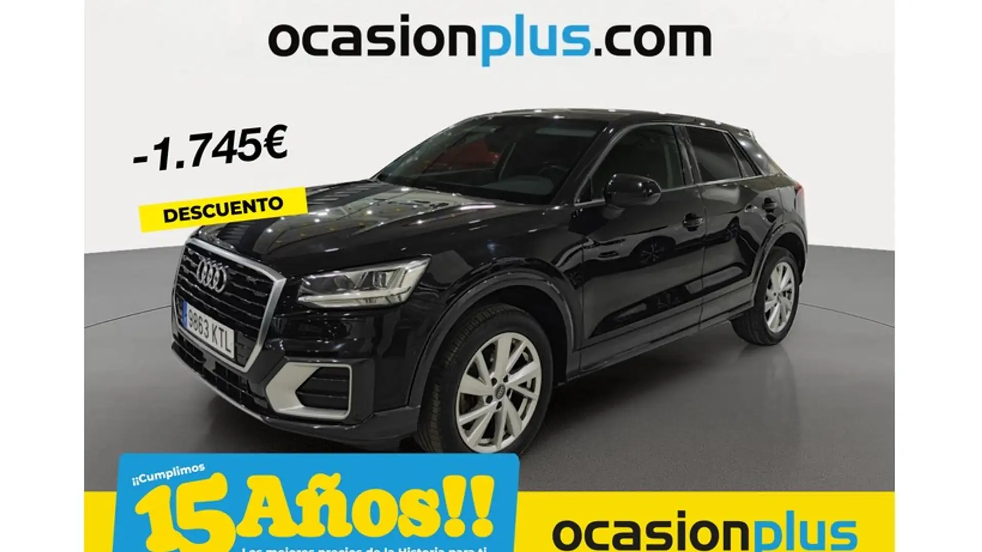 Audi Q2 30 TFSI Design S tronic 85kW Noir - 1