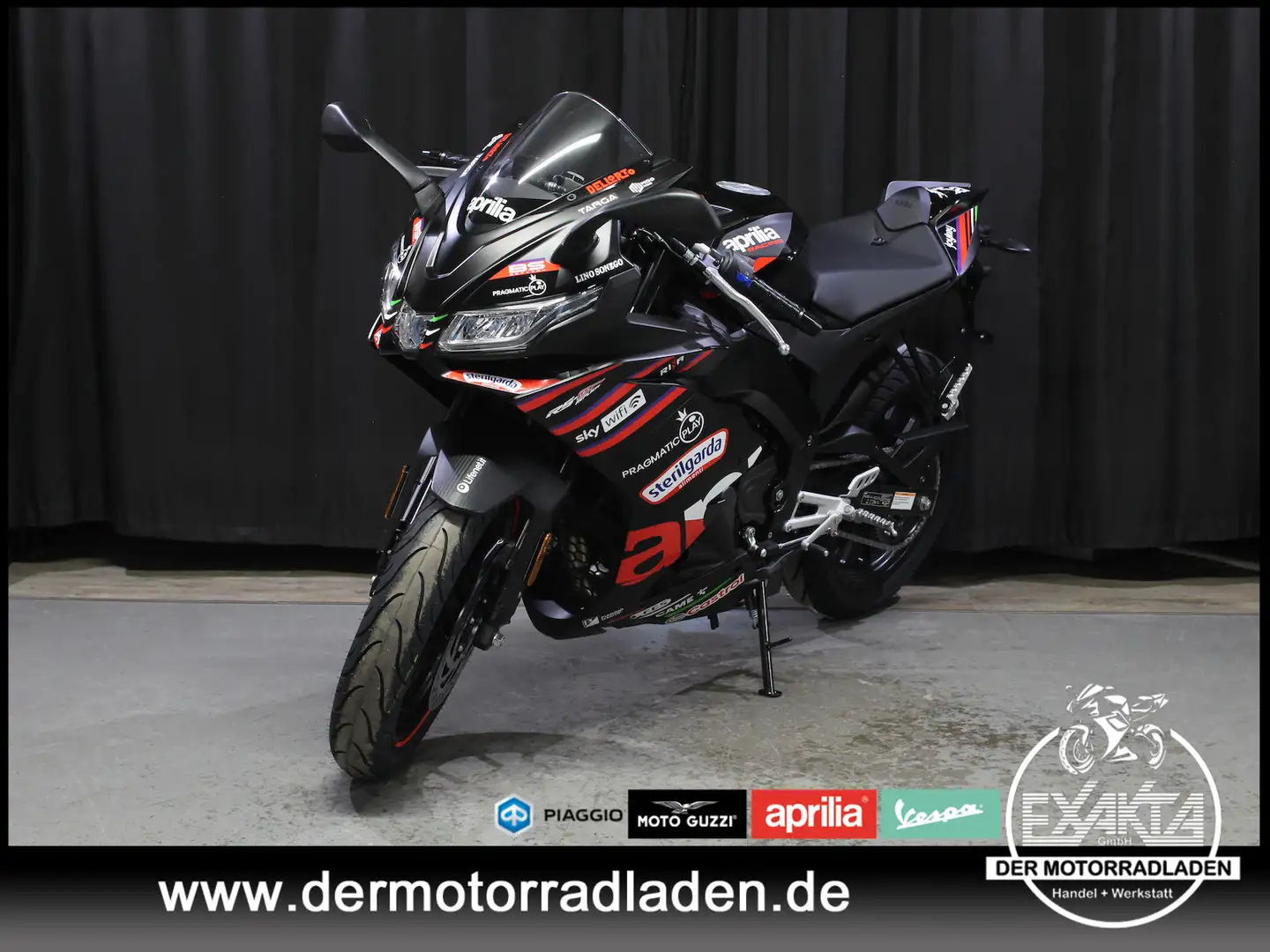 Aprilia RS4 125 RS4 125, RS 125 REPLICA E5+ Zwart - 1