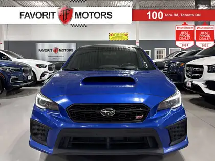 Blue 2018 Subaru WRX STI Sedan All-Wheel Drive Manual