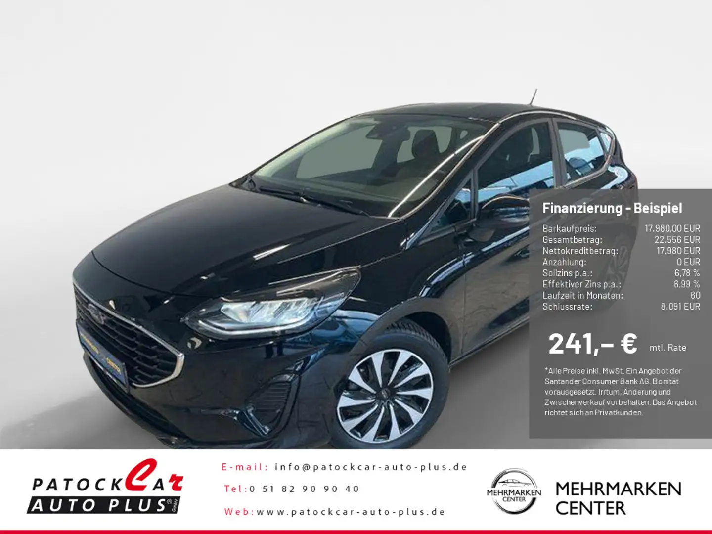 Ford Fiesta 1.0 EcoBoost Cool & Connect NAVI LED Nero - 1