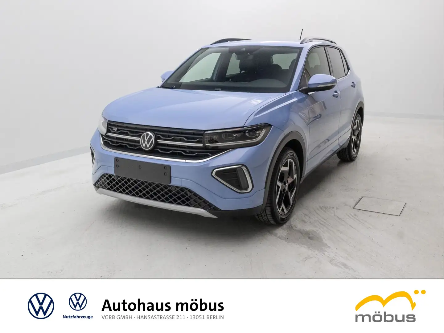 Volkswagen T-Cross R-Line*1.0 TSI 85 kW DSG*17ZOLL* Blau - 1