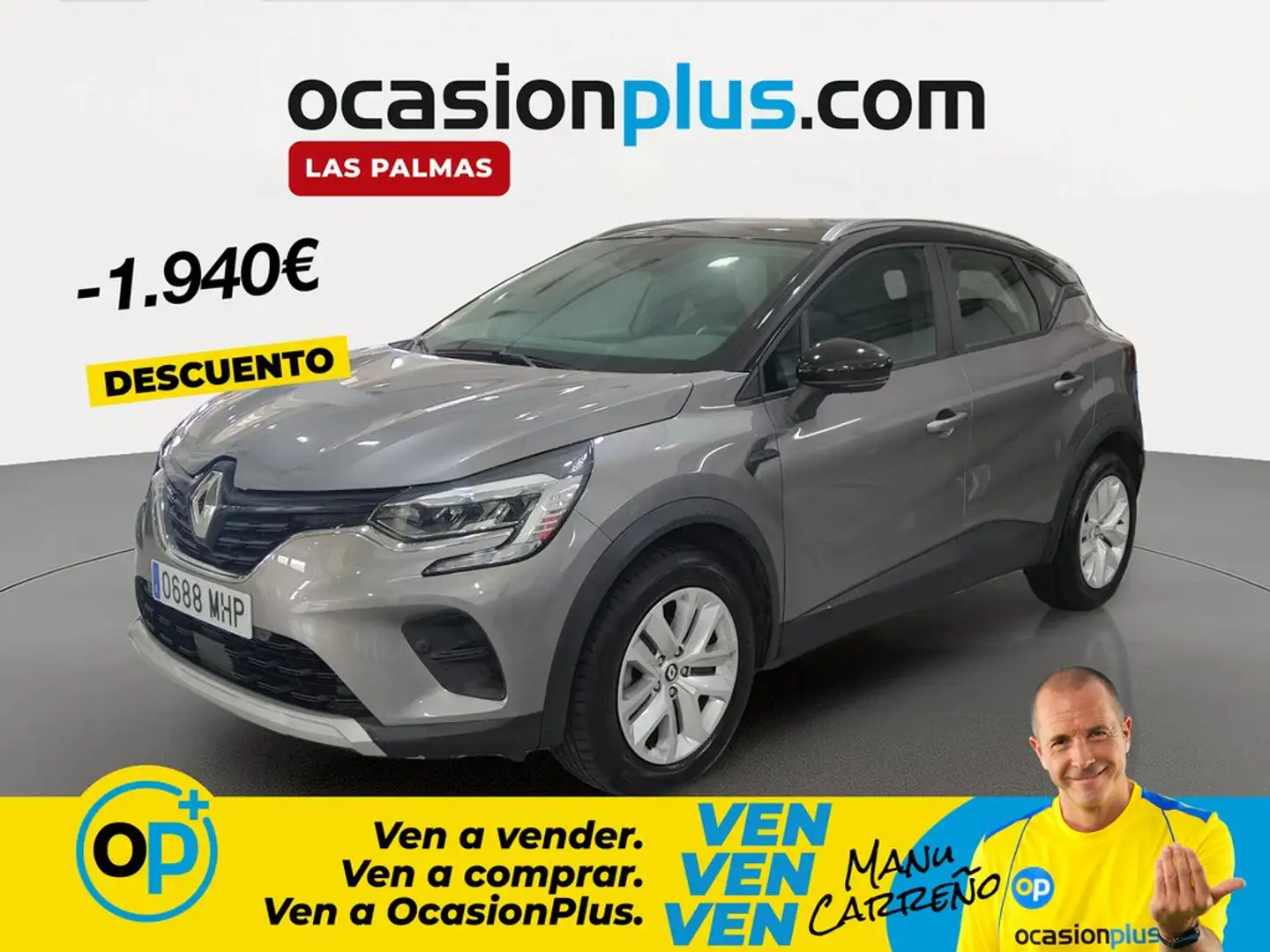 Renault Captur TCe GPF Micro Híbrido Evolution 103kW Gris - 1