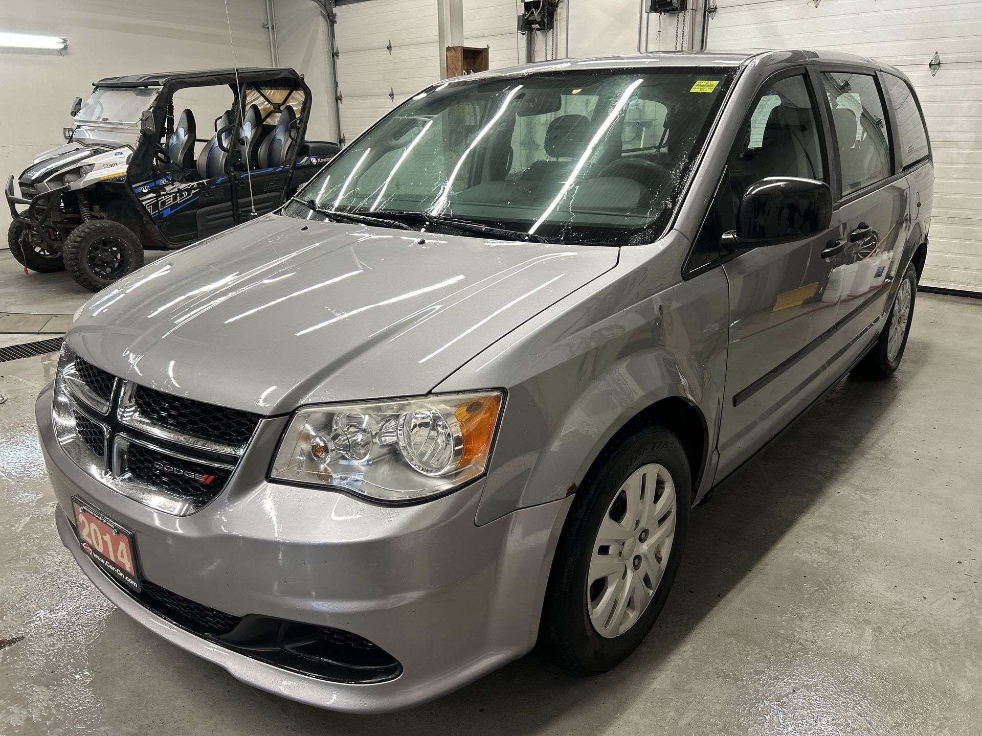 Silver 2014 Dodge Grand Caravan Minivan  Automatic