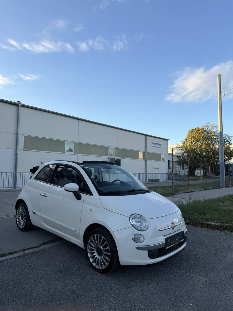 Fiat 500C 500 Cabrio PICKERL NEU Weiß - 1