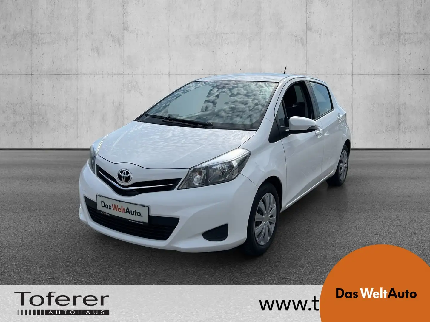 Toyota Yaris 1,0 VVT-i Active+ Weiß - 1
