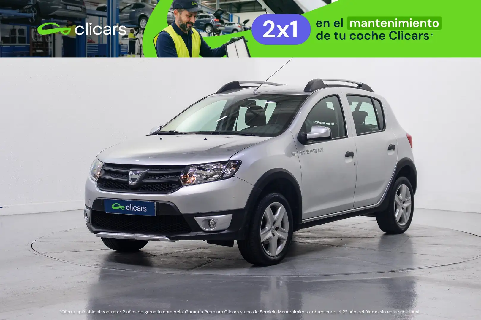 Dacia Sandero 1.5dCi Stepway 90 Silber - 1