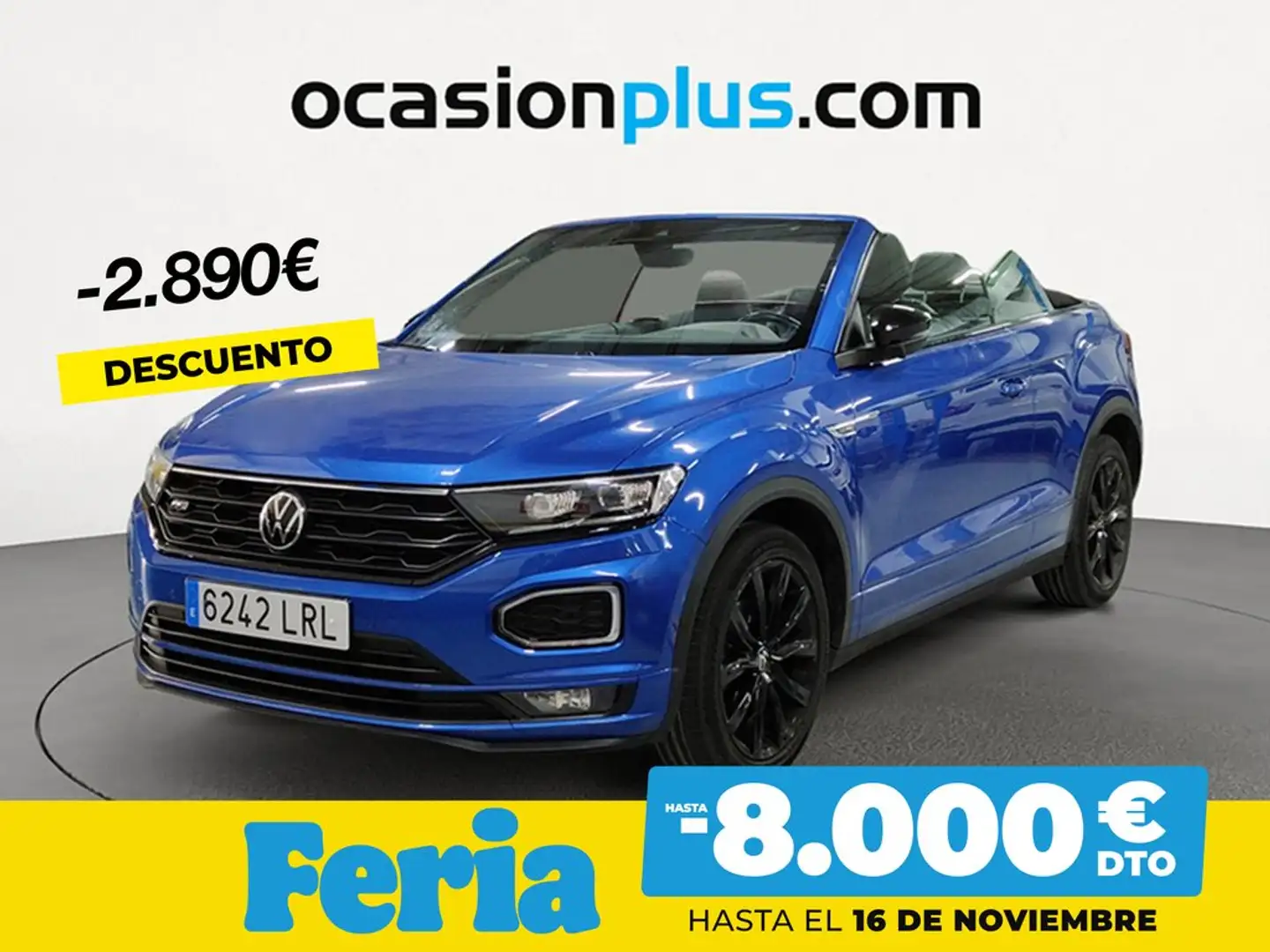 Volkswagen T-Roc Cabrio 1.5 TSI R-Line DSG7 Blauw - 1