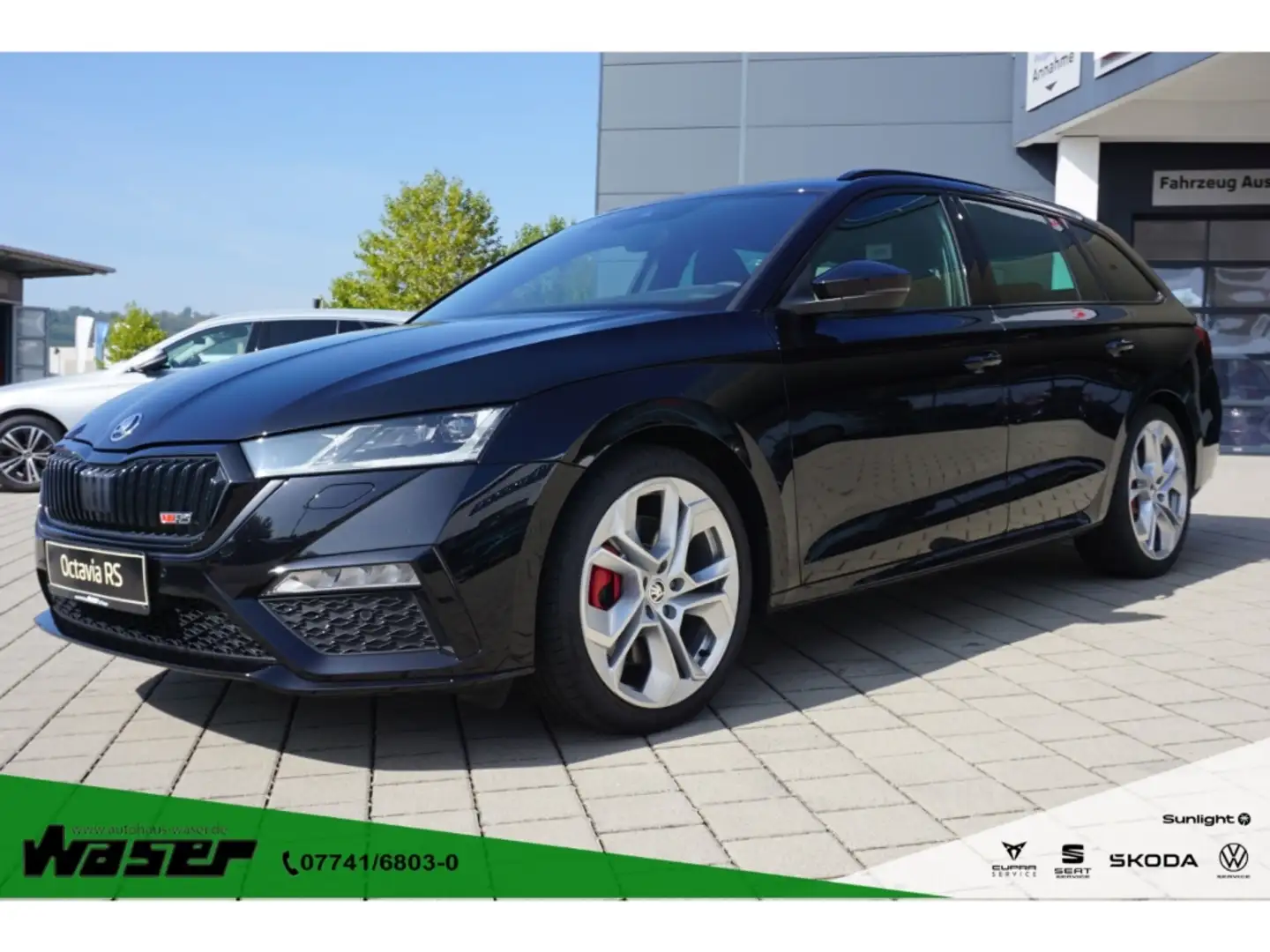 Skoda Octavia Combi 2.0 TSI RS DSG AHK Navi ACC LED 19'' DAB PDC Schwarz - 1