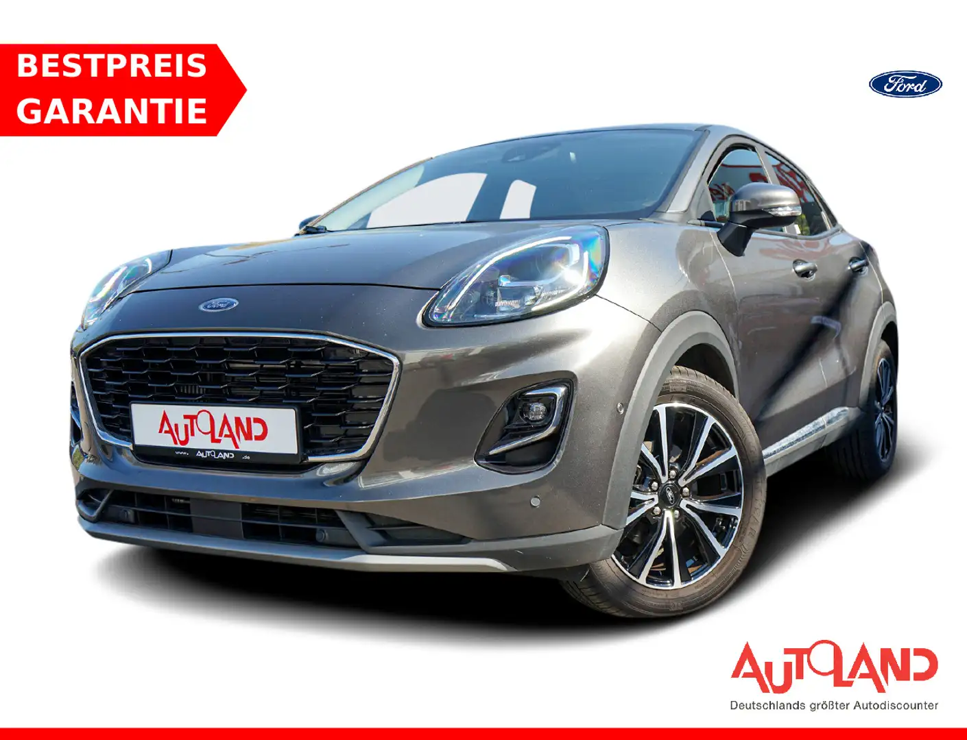 Ford Puma 1.0 M-Hybrid Titanium LED Navi Kamera Grau - 1