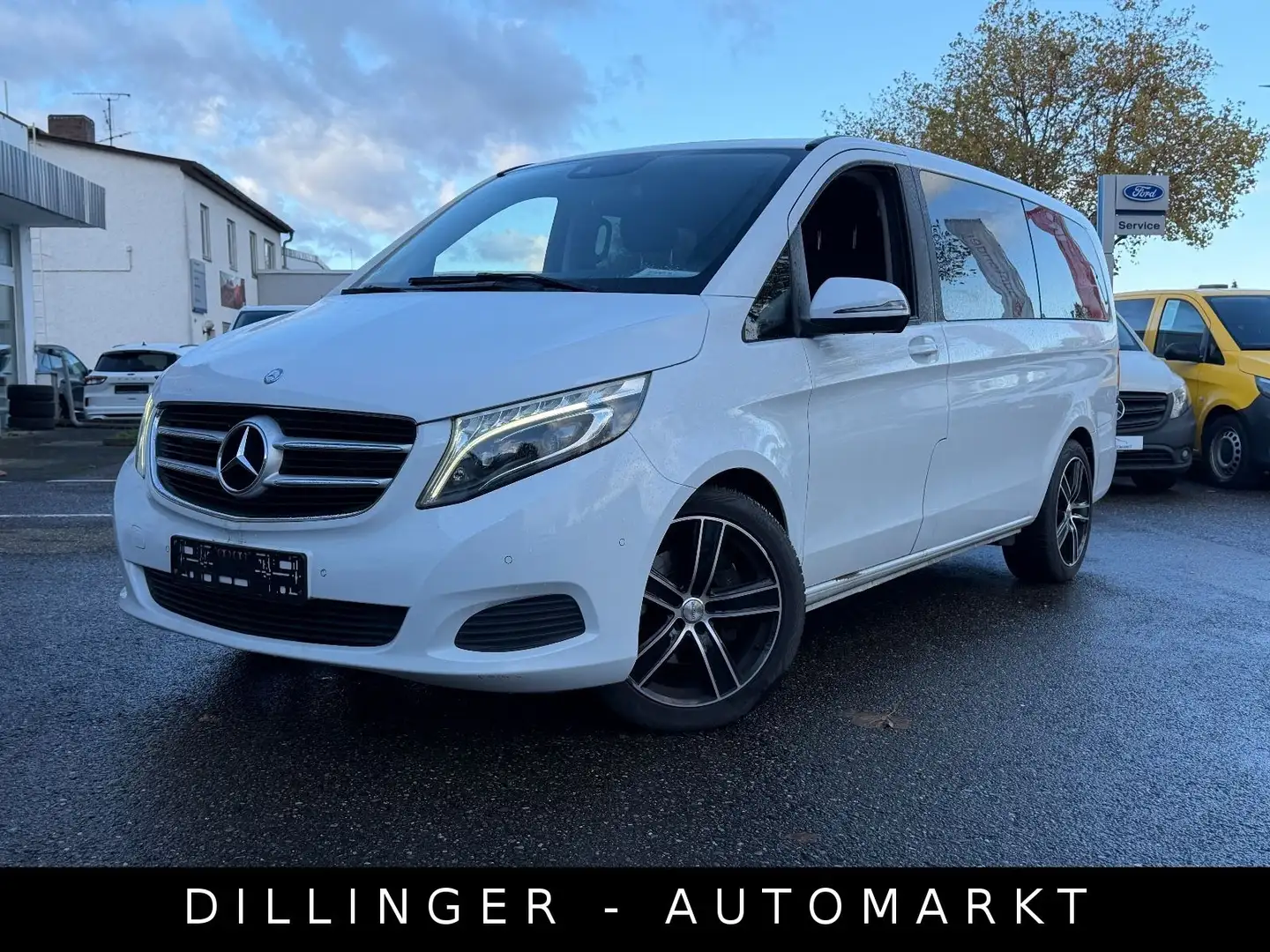 Mercedes-Benz V 250 d SCORE Lang LED 190ps Spur/TotWi. Navi Kam Weiß - 1