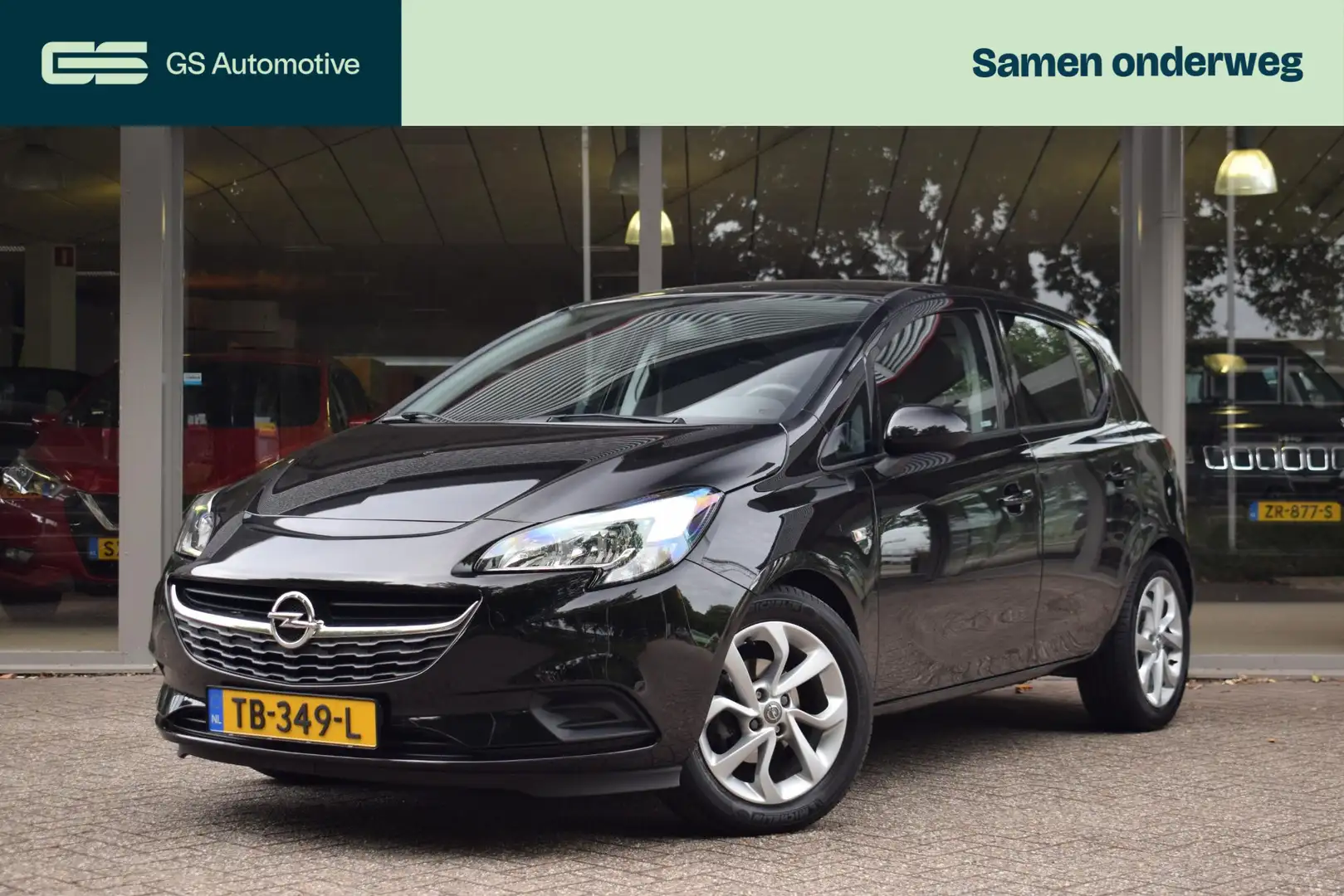 Opel Corsa 1.4 90PK Online Edit. 5d met Nav/Cruise/Lmv/Pdc Schwarz - 1
