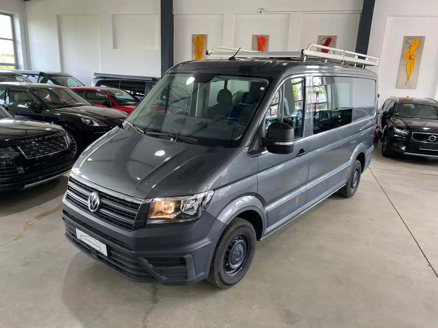 Volkswagen Crafter 35 TDI PLUS/MIXTO/L2/H1/6-Sitze/AHK/STHZG Šedá - 2