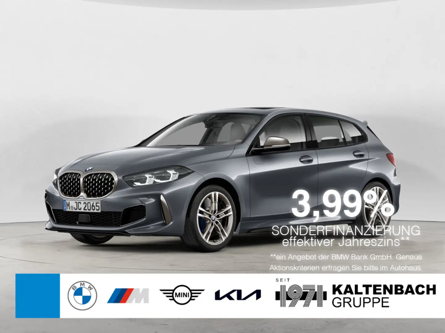 BMW 135 Mi xDrive PANO HUD LED W-LAN NAVI KAMERA Grau - 1