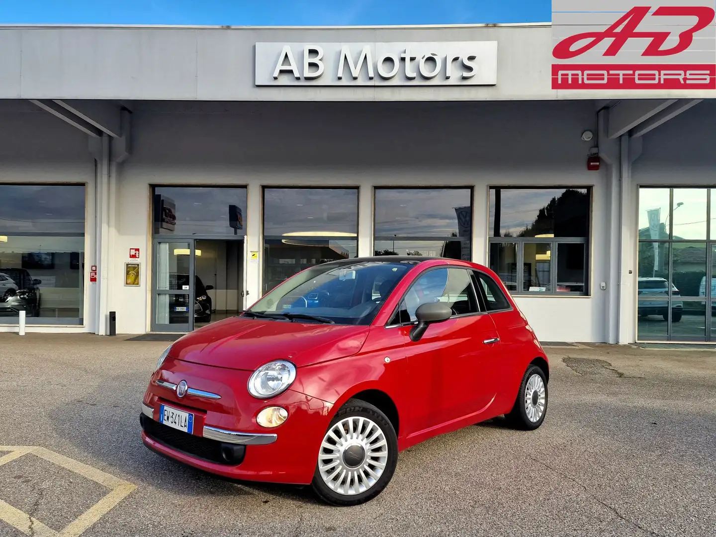 Fiat 500 500 1.2 Lounge Rouge - 1