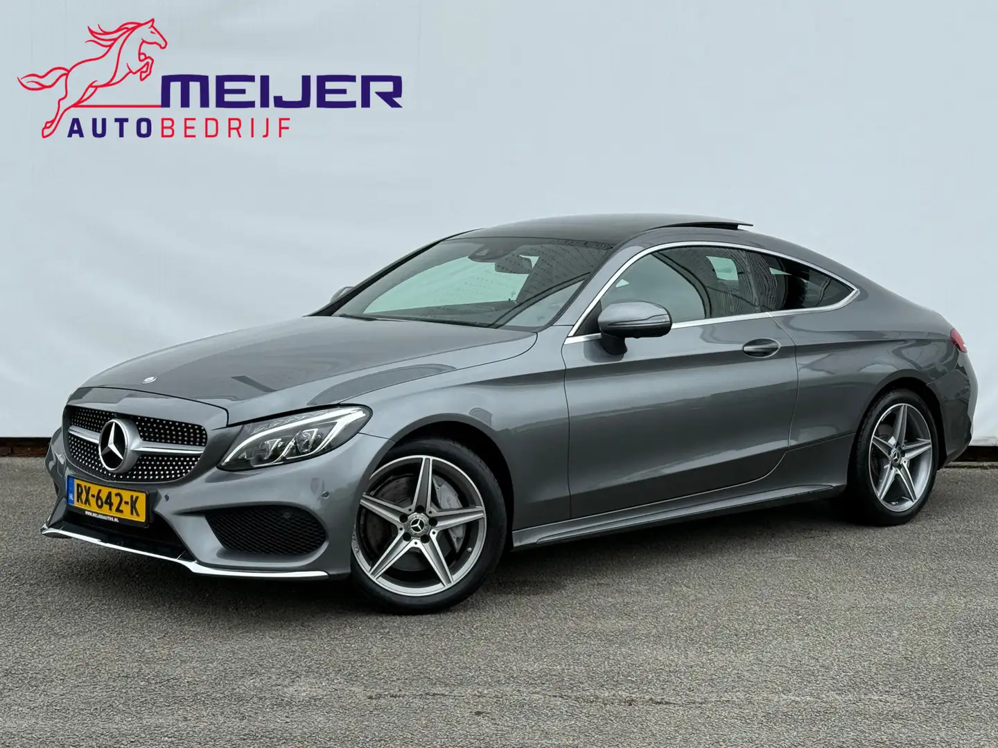 Mercedes-Benz C 400 Coupé 4MATIC Prestige AMG Line | LED | Navigatie | Grau - 1