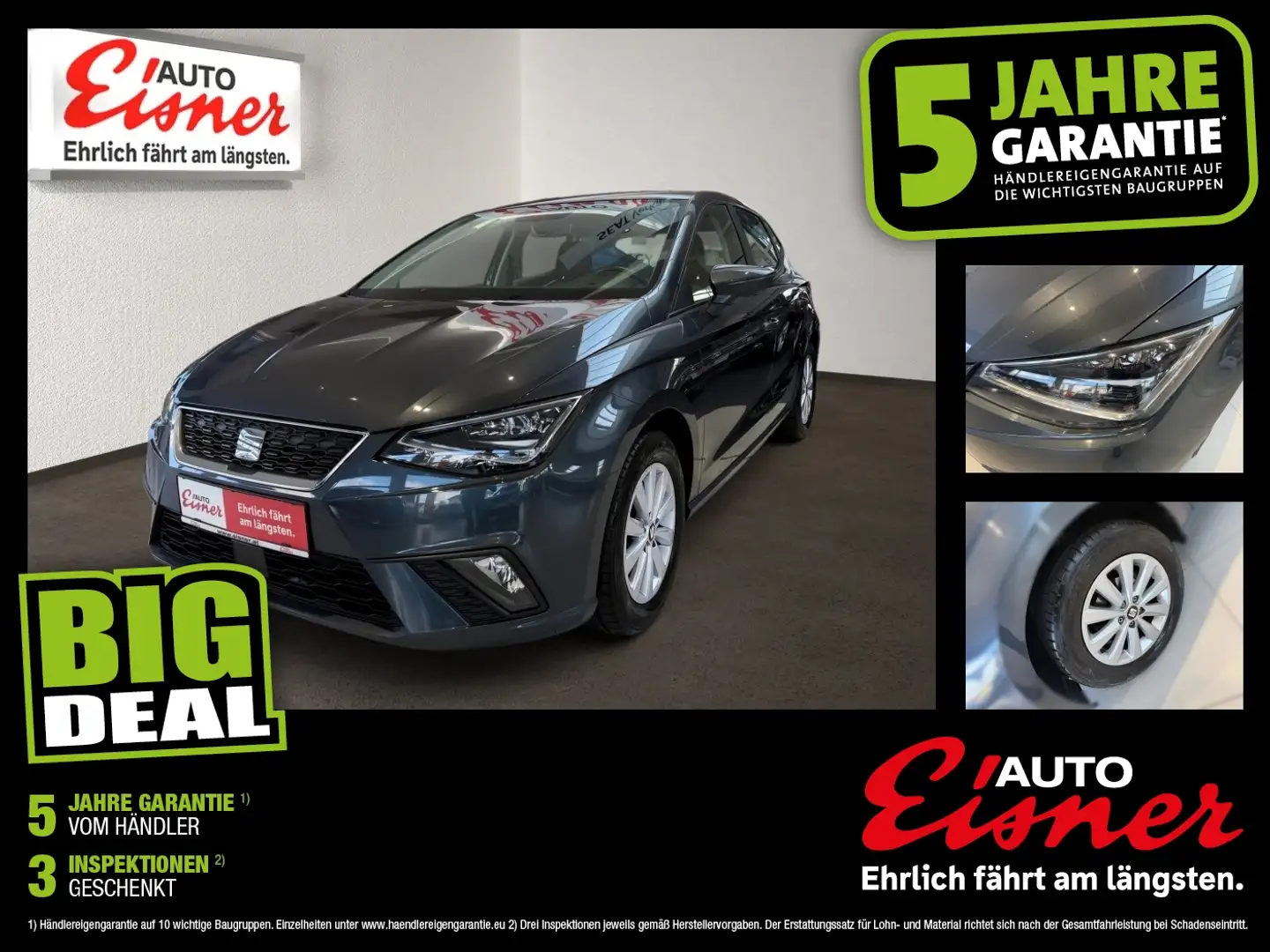 SEAT Ibiza 1.0 ECO TSI Style ABS ESP Grau - 1