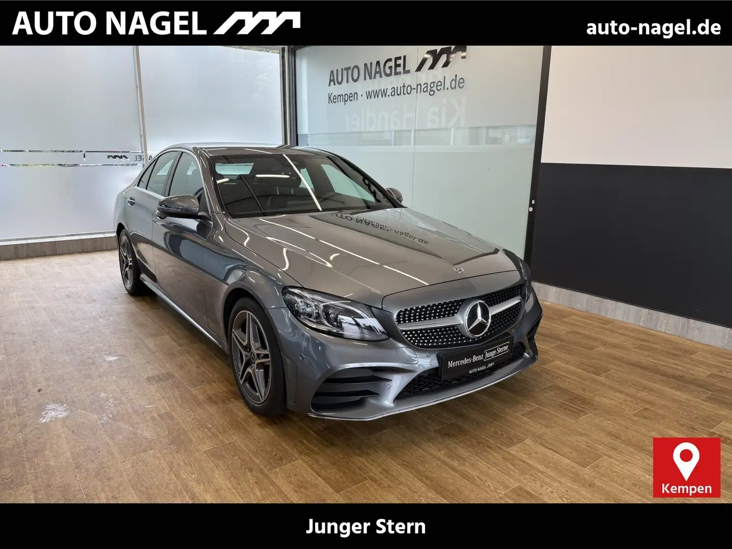 Mercedes-Benz C 180 C 180 AMG +Multibeam+NAVI+Totwinkel+Ambientebe.+ Grau - 1