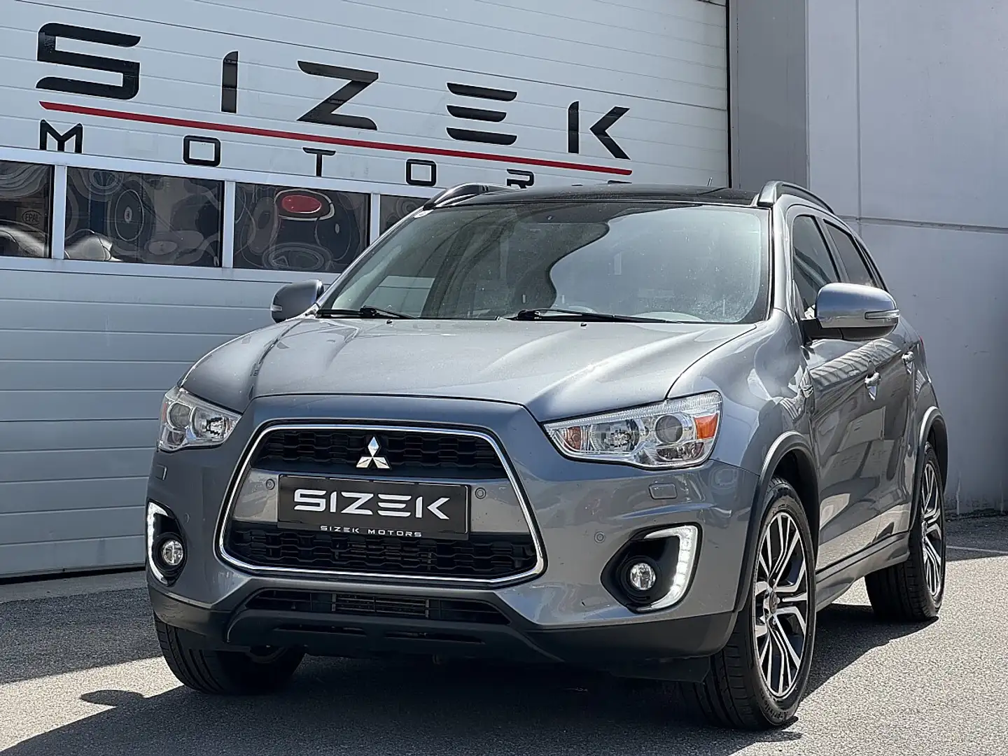 Mitsubishi ASX 2,2 DI-D Instyle Aut.|AWD|AHK|PANO|NAVI|RFK Silber - 1