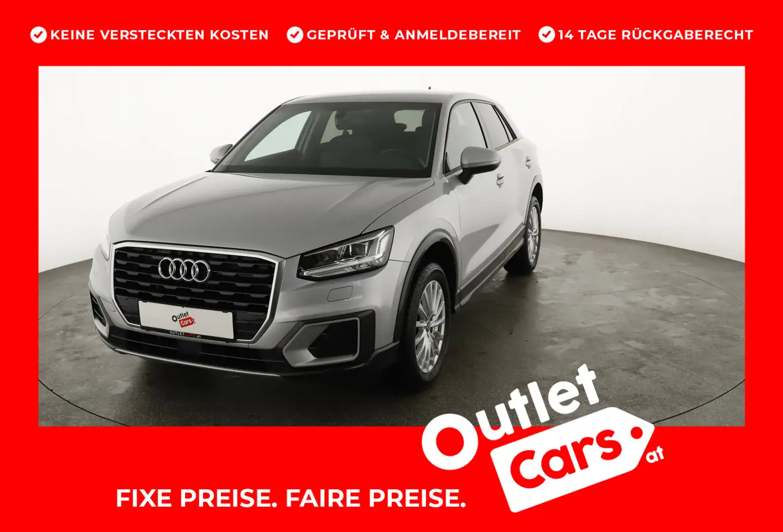 Audi Q2 35 TFSI Design Silber - 1