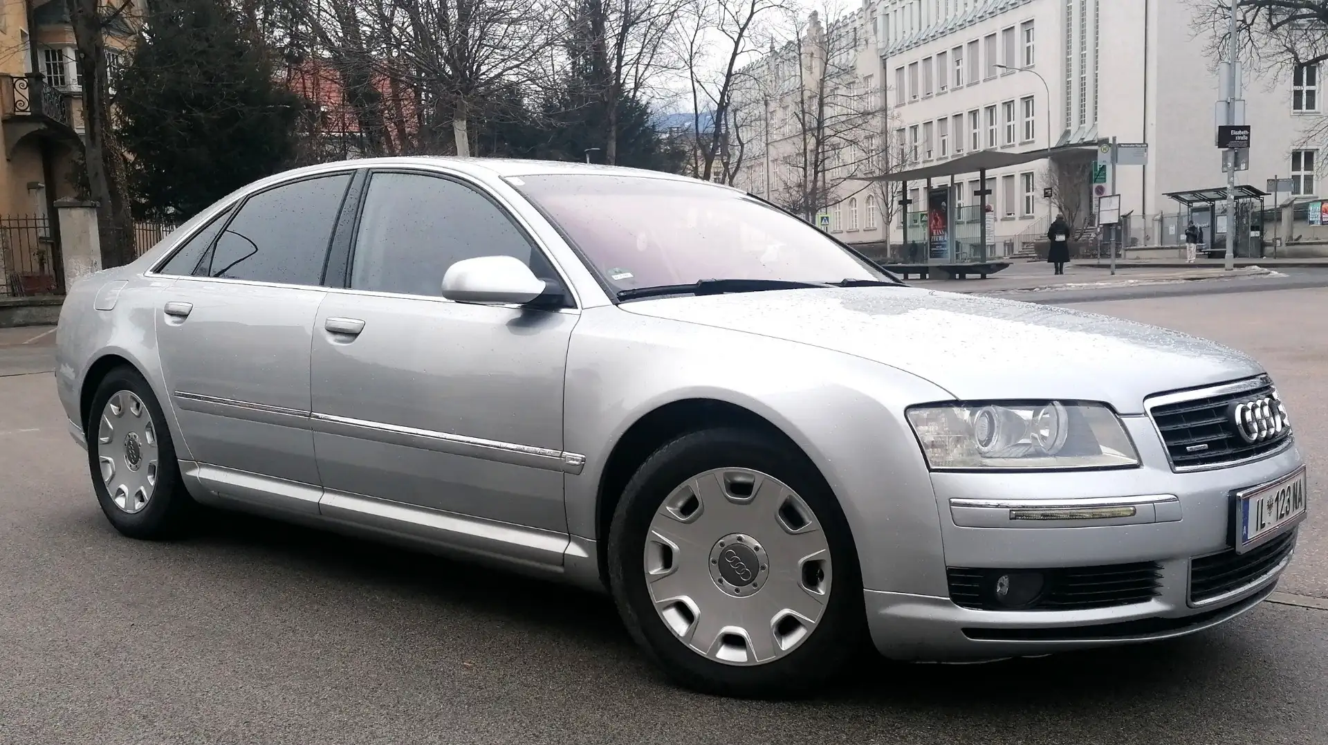 Audi A8 4,0 TDI V8 quattro Tiptronic Silber - 2