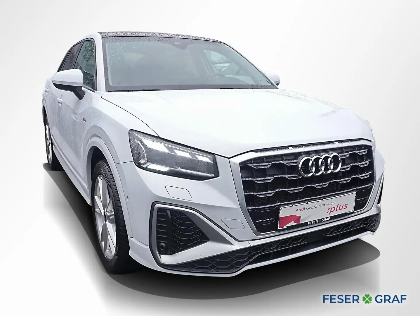 Audi Q2 35 TFSI S line Ext. S tronic Matrix Navi Pano Weiß - 2