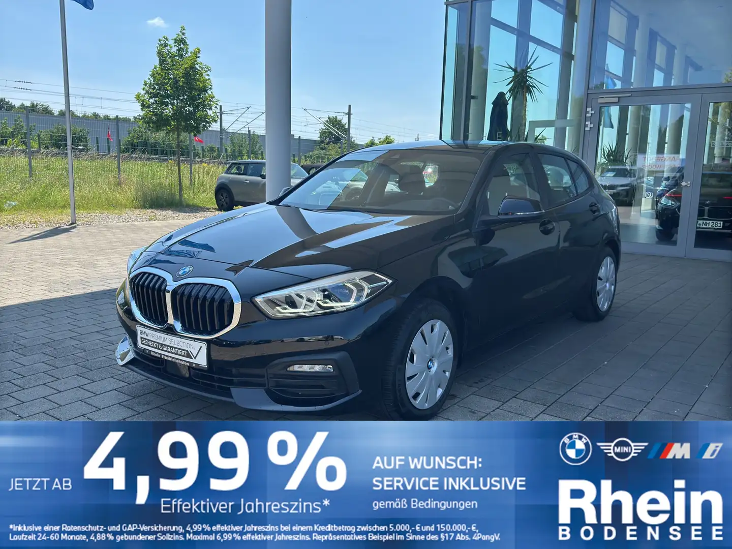BMW 118 i Advantage PDC Sitzheizung LED Zwart - 1