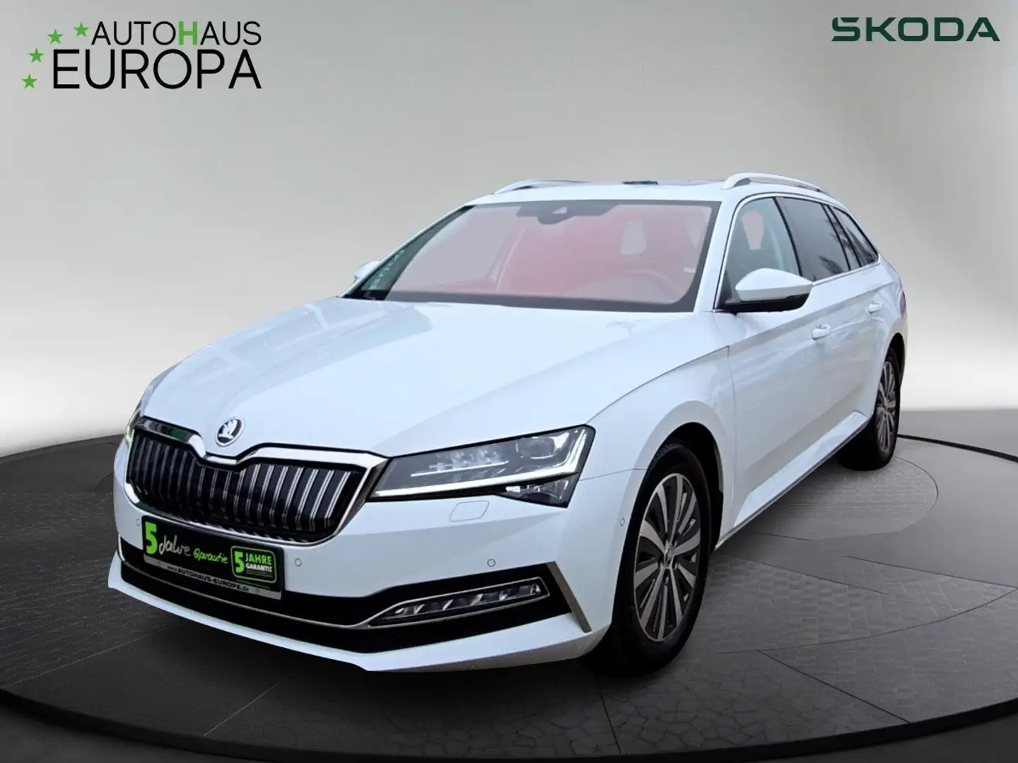 Skoda Superb Combi 1.4 TSI iV DSGStyle AHK ACC StandHZ Kam360 N Weiß - 1