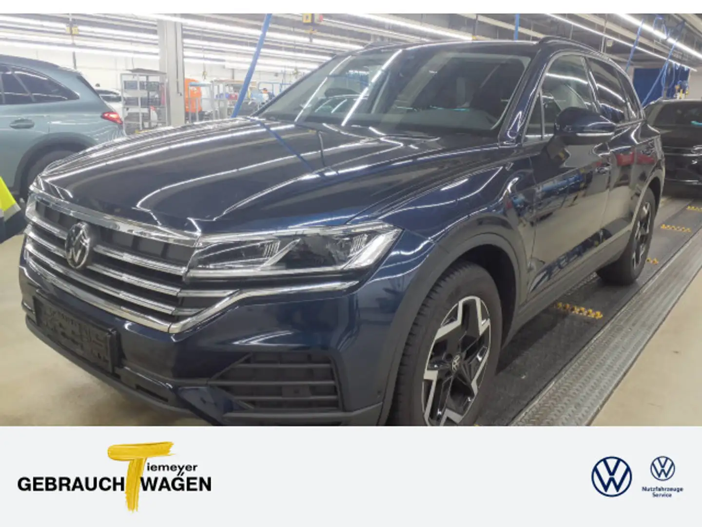 Volkswagen Touareg 3.0 TDI LM19 LUFT AHK LEDER Blau - 1