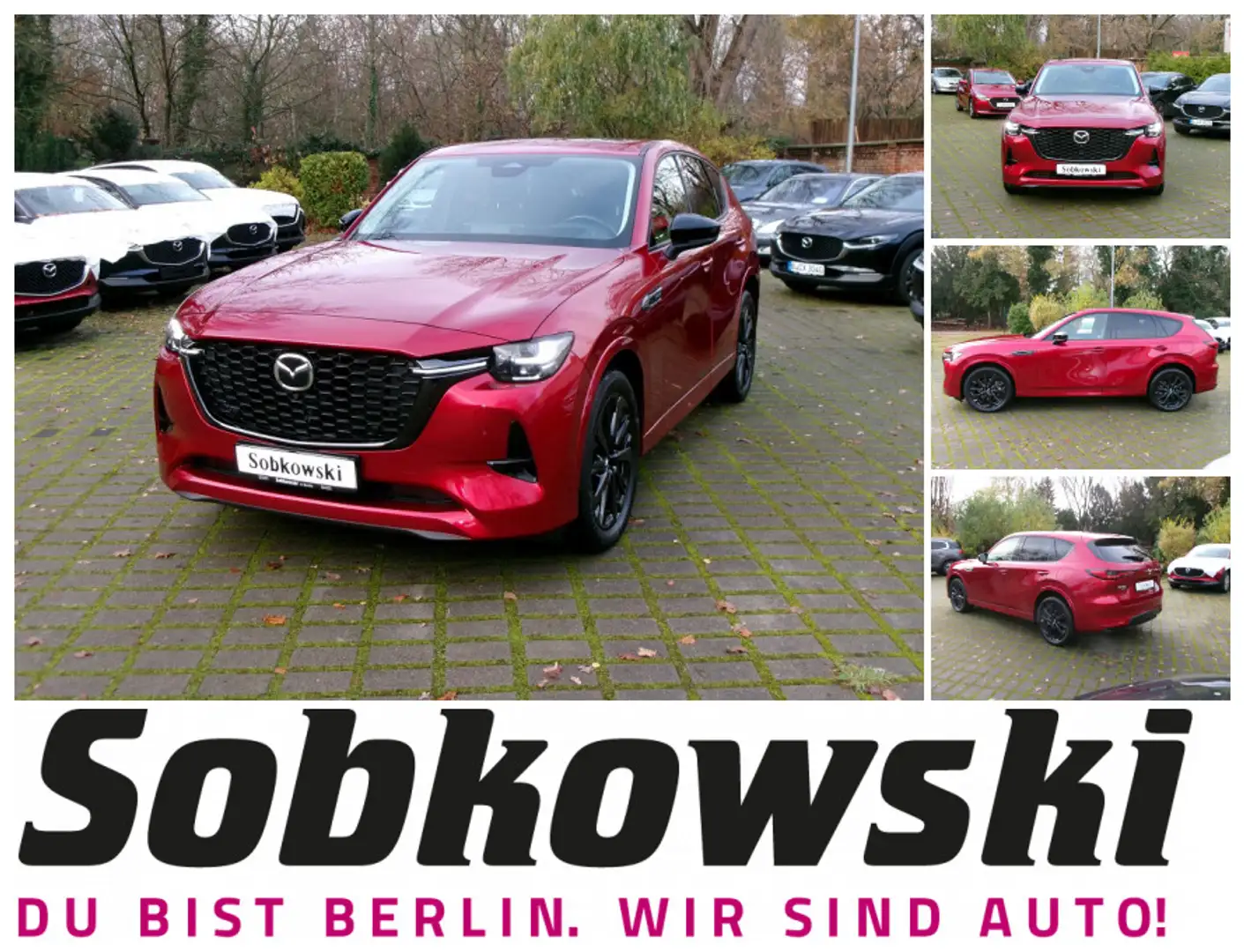 Mazda CX-60 2.5L e-Skyactiv PHEV HOMURA CON-P DRI-P COM-P PAN- Rot - 1