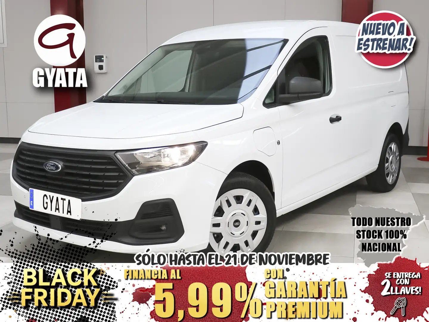 Ford Transit Connect FT Tourneo 210 S 75 Weiß - 1