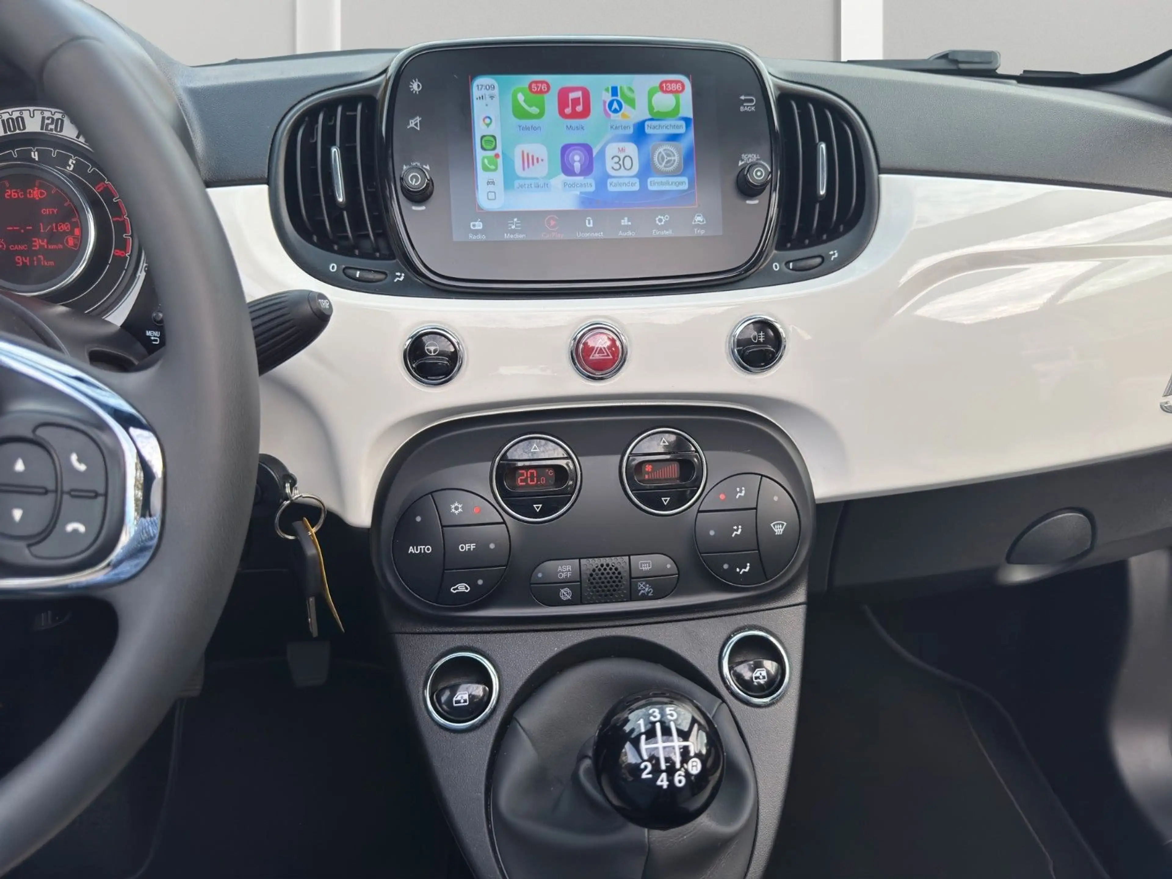 Fiat 500C Dolcevita Leder Apple CarPlay LED PDC — photo 12