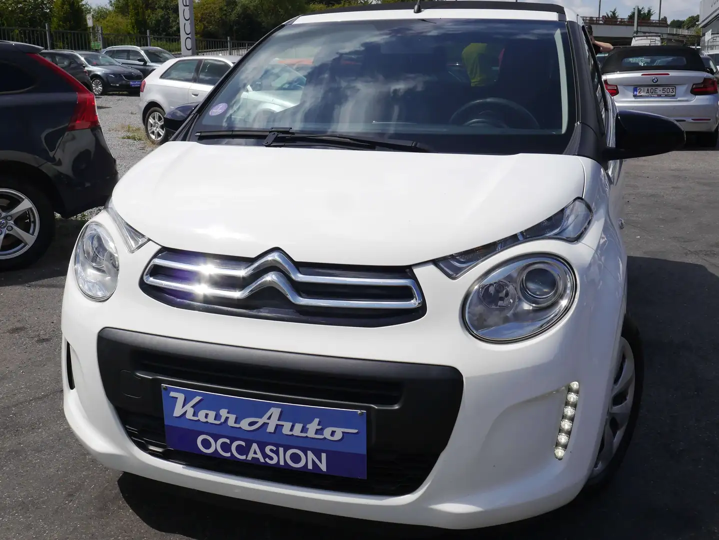 Citroen C1 C1 1.0 VTi CABRIO*AIRCO*TOIT OUVRANT* Blanc - 1