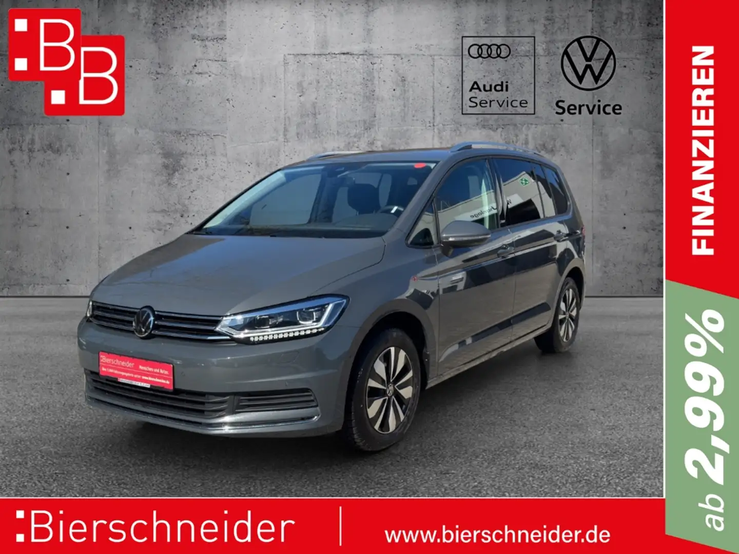 Volkswagen Touran 2.0 TDI DSG Move DIGITAL COCKPIT LED AHK NAVI 16 A Grau - 1