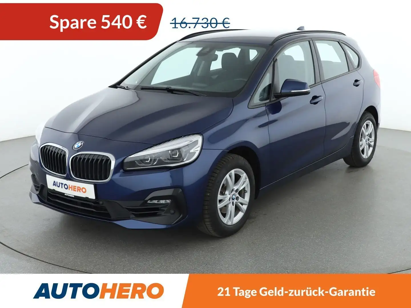 BMW 216 216i Active Tourer Advantage *TEMPO*PDC*SHZ*KLIMA* Blue - 1