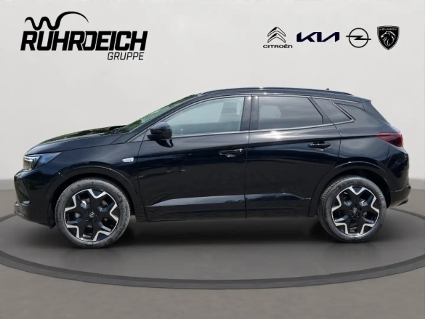 Opel Grandland Ultimate 1.2 MHEV NAVI LED LEDER TWA 360°KAMERA LE Noir - 2