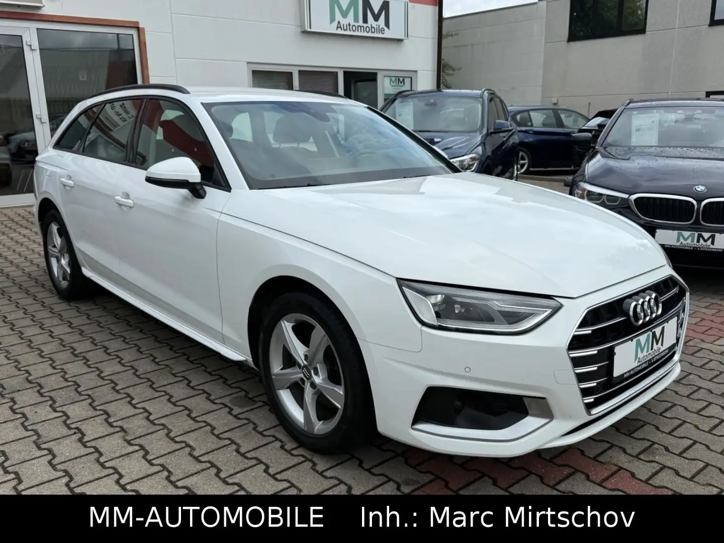 Audi A4 Avant 35 TDI advanced-1.HAND-NAVI-LED-AHK-SHZ Weiß - 1