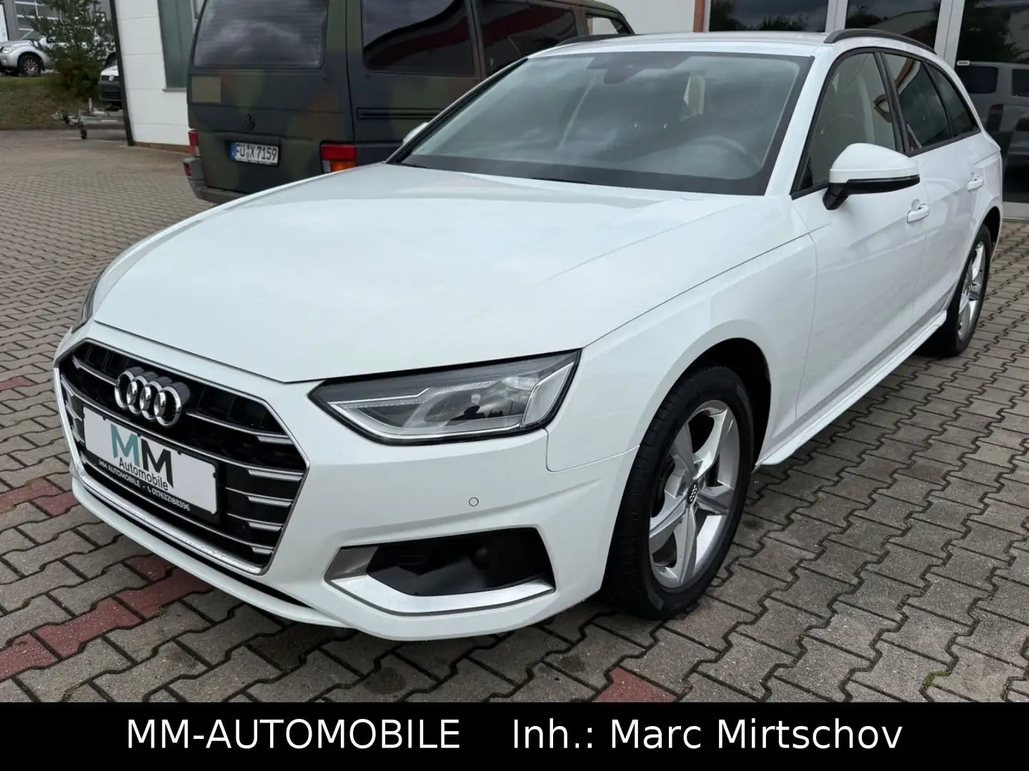 Audi A4 Avant 35 TDI advanced-1.HAND-NAVI-LED-AHK-SHZ Weiß - 2