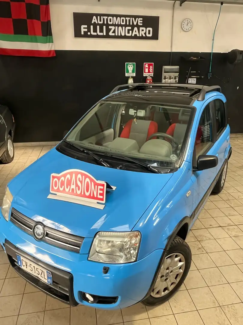 Fiat Panda 1.2 Climbing 4x4 tetto apribile UNIPRO!! Bleu - 1