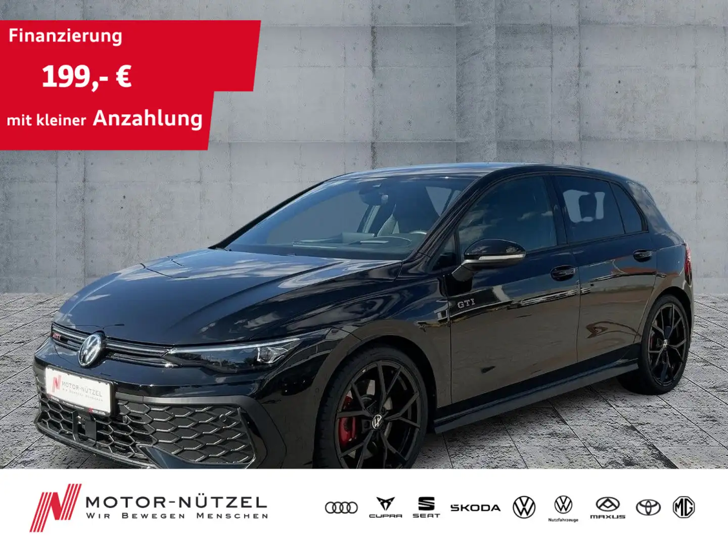 Volkswagen Golf GTI Golf VIII GTI 2.0 TSI DSG MATRIX+NAVI+HuD+19Z Schwarz - 1