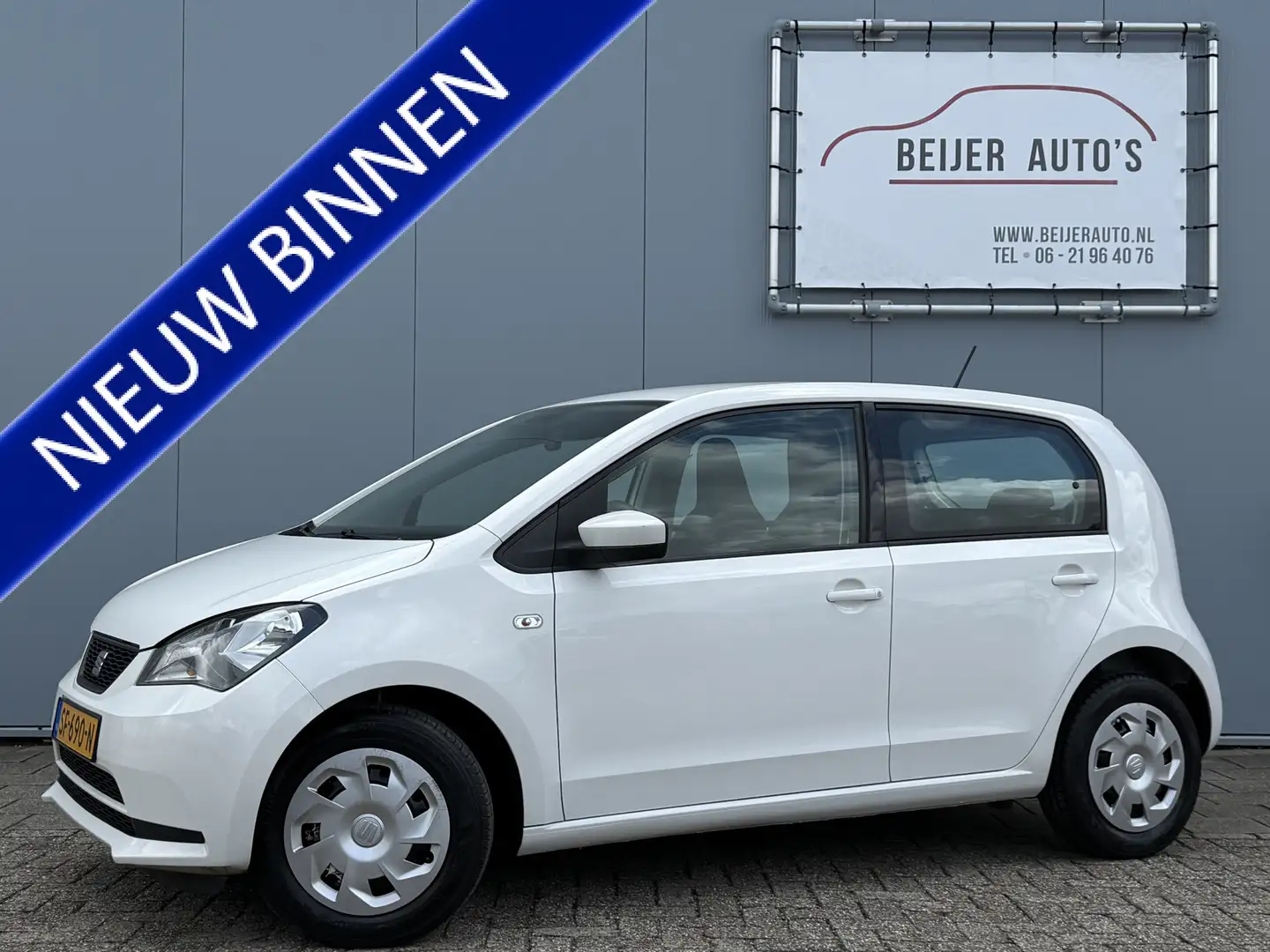 SEAT Mii 1.0 Sport Airco/5-deurs/Bluetooth. Wit - 1