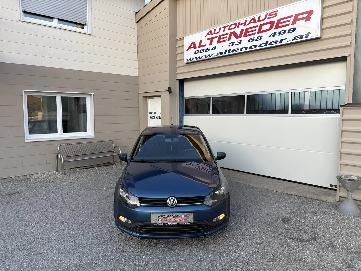 Volkswagen Polo Polo Austria 1,0 *1.BESITZ*BLUETOOTH*KLIMA* Blau - 2