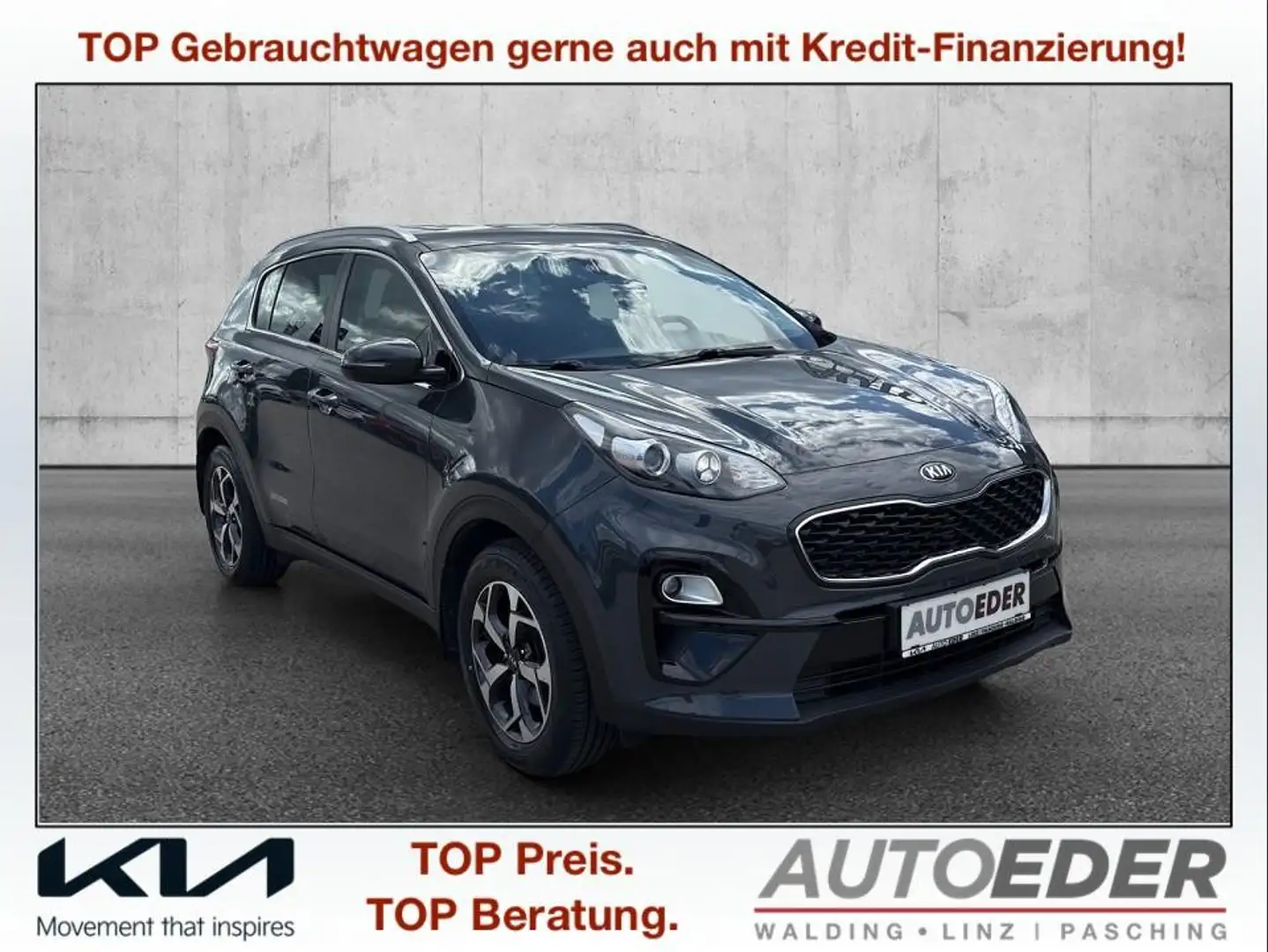 Kia Sportage 1,6 CRDI SCR MHD Silber DCT Aut. - 1