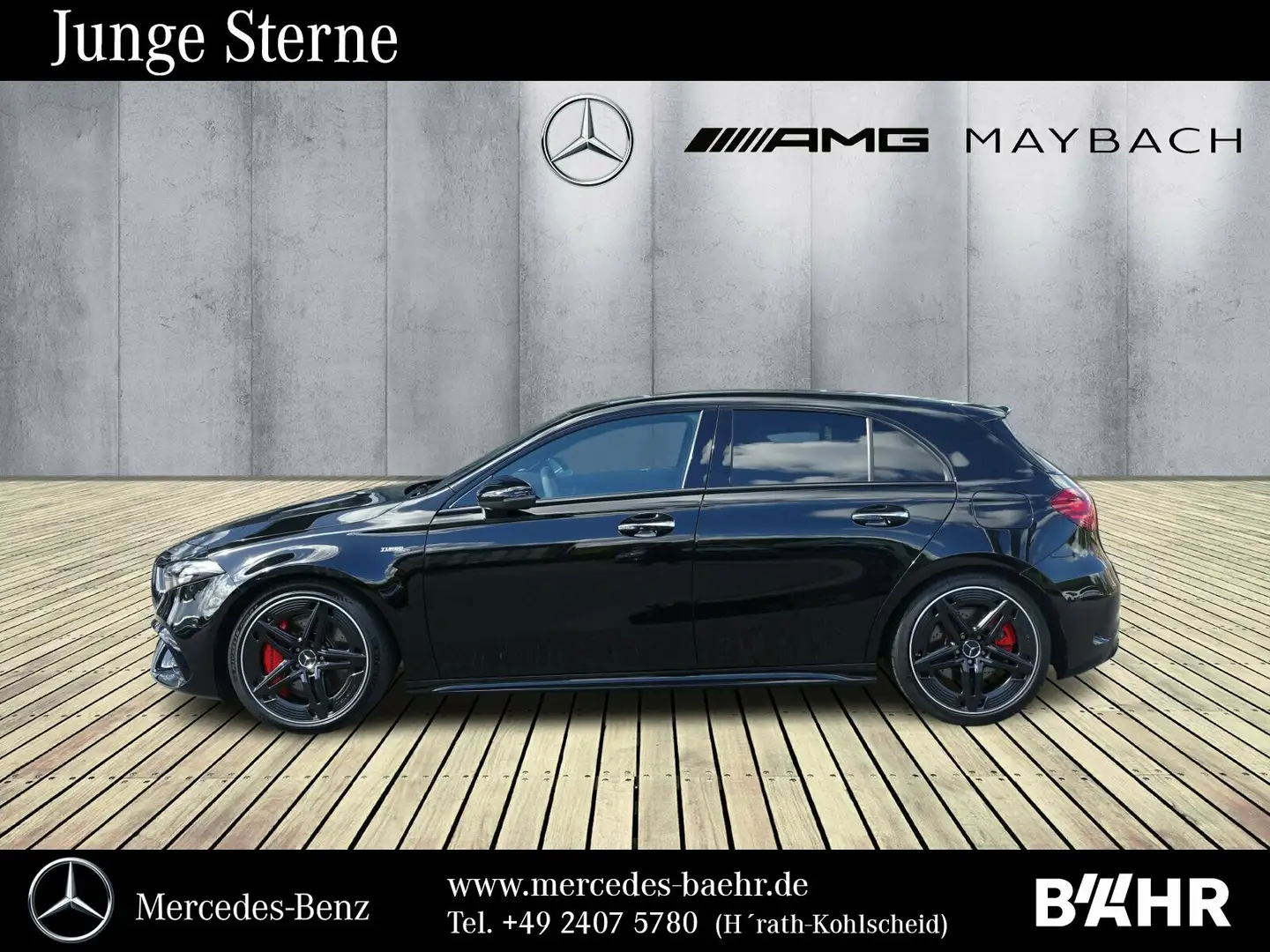 Mercedes-Benz A 45 AMG A 45 AMG S 4M+ Night/Pano/PerformanceSitze/RFK LED Schwarz - 2